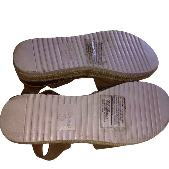 Forever Women’s Sandals Sz 10 NEW Open Toe Flat Platform Casual Fashion Shoes - Picture 6 of 8